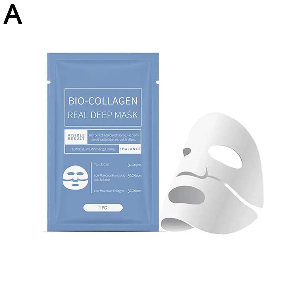 Faminique Bio-Collagen Ansiktsmaske – Fukter dypt og reduserer porer.