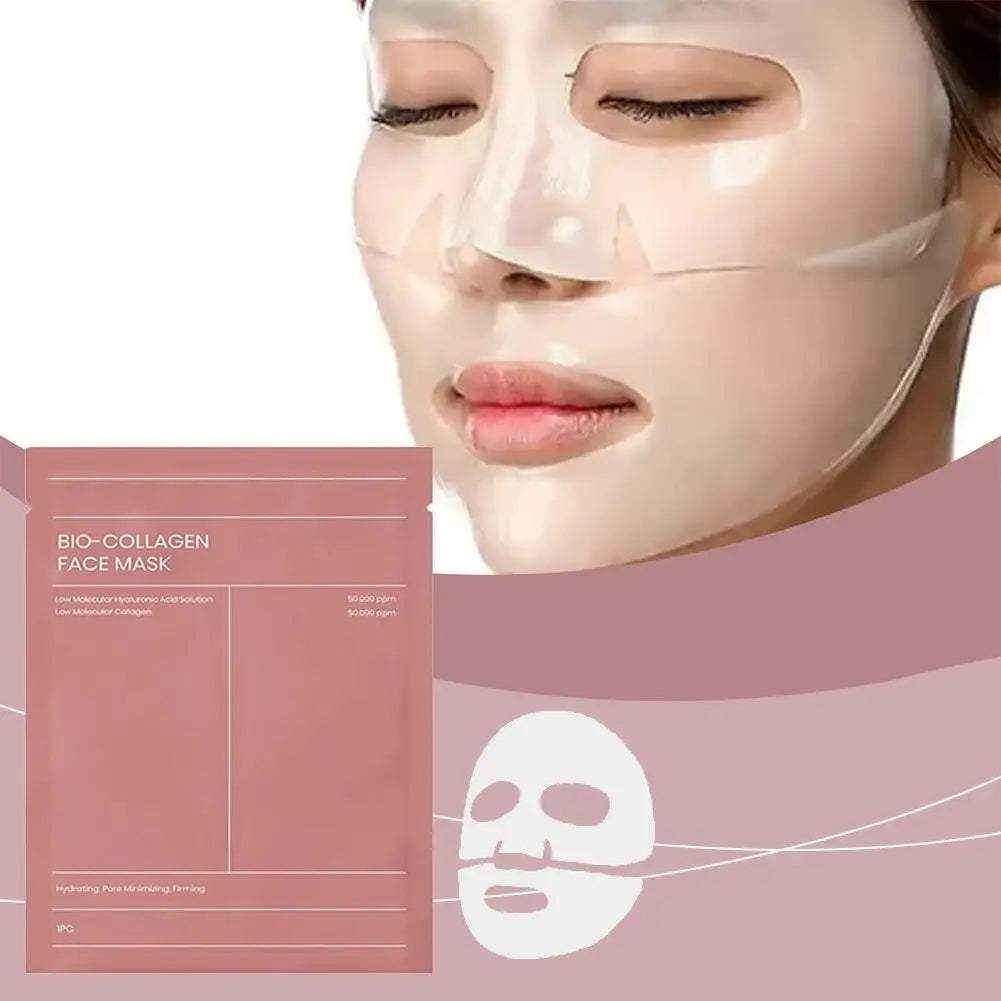 Faminique Bio-Collagen Ansiktsmaske – Fukter dypt og reduserer porer.